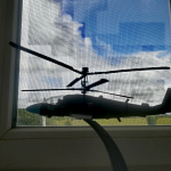 Модель вертолета Ка-52 в масштабе 1,72. "Резиновый утёнок "